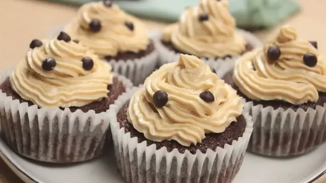 Video thumbnail for Rich and Fluffy Mocha Cupcakes with a Kick of Espresso Buttercream