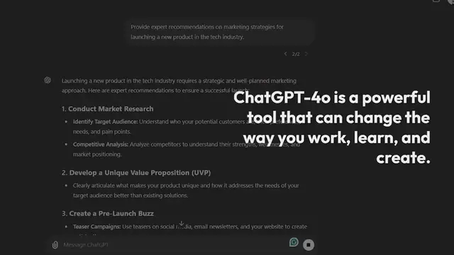 Video thumbnail for 10 Must try ChatGPT-4o Prompts to Boost Productivity
