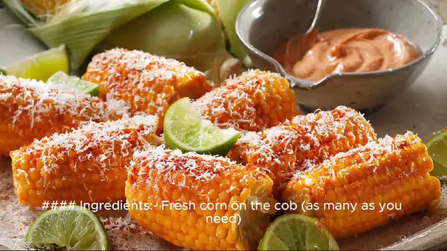 Video thumbnail for corn on the cob recipe