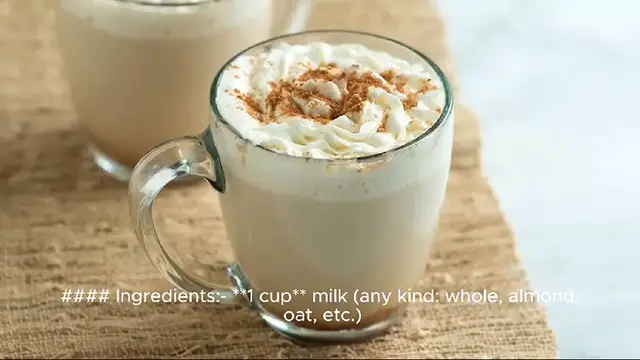 Video thumbnail for pumpkin spice latte recipe