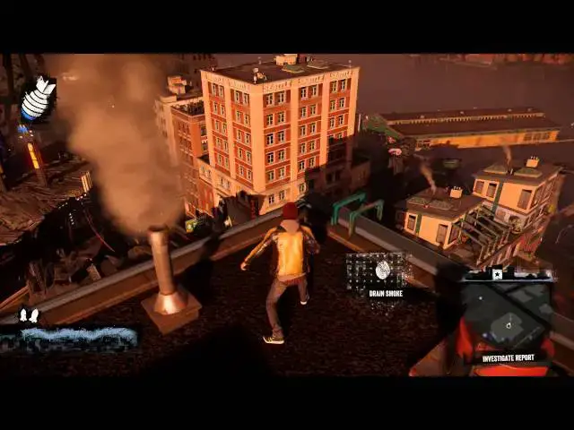 Video thumbnail for inFamous: Second Son - The Return: Investigate Source of Police Report, Rooftop Video Dashing PS4