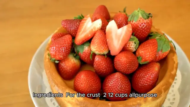 Video thumbnail for strawberry rhubarb pie recipe