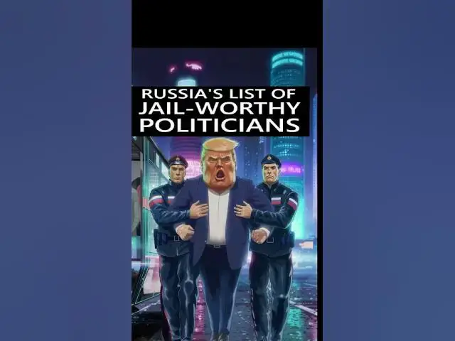 'Video thumbnail for RUSSIAS LIST OF JAILWORTHY POLITICIANS #russia #ukraineconflict #shorts'