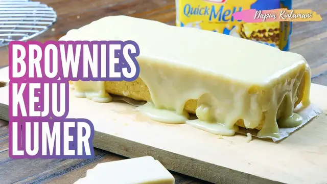 'Video thumbnail for Brownies Keju Kukus Lumer dengan Keju Quick Melt'