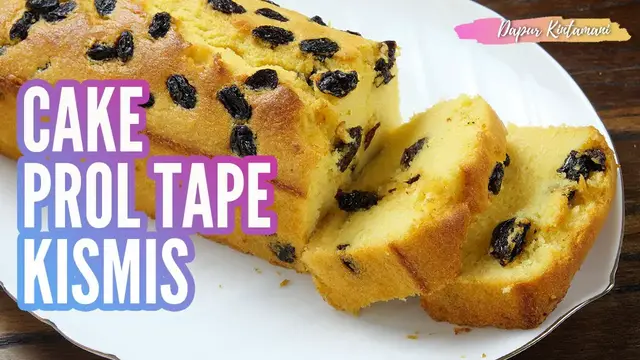 'Video thumbnail for Cake Prol Tape Kismis Panggang Legit Menggigit'