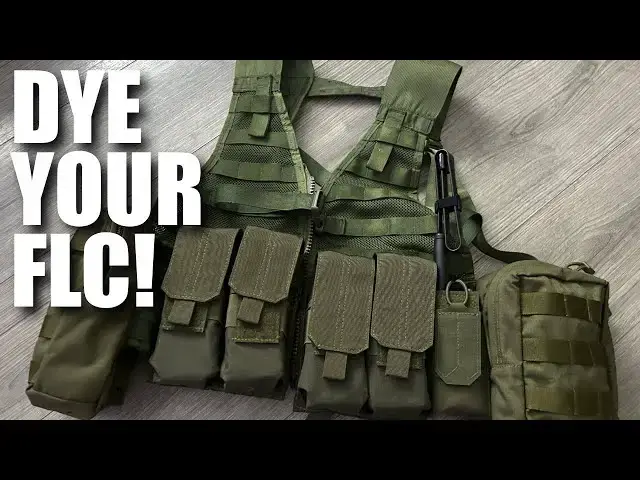 Video thumbnail for How To Dye Military Surplus FLC Vest - Cheap & Easy!