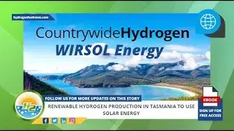 Video thumbnail for Renewable hydrogen production in Tasmania to use solar energy