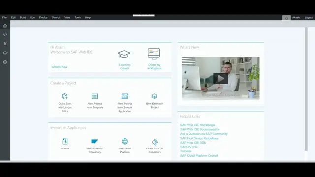 Video thumbnail for SAP Fiori Launchpad Extension Plugin