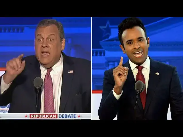 Video thumbnail for 'Smartass Mouth' - Christie Goes Ballistic On Vivek After Heated Debate