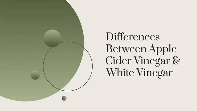 Video thumbnail for DIFFERENCES BETWEEN APPLE CIDER VINEGAR AND WHITE VINEGAR