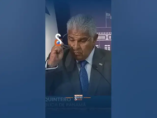 Video thumbnail for El Presidente de Panamá, Jose Raul Mulino ha aclarado las dudas acerca de Fronteras panameñas