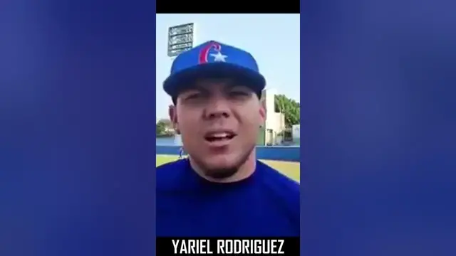 Video thumbnail for HABLÓ lazador abridor del primer juego de Equipo Cuba en Clásico Mundial - Beisbol Cubano