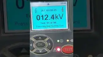 Video thumbnail for Transformer oil break down voltage test