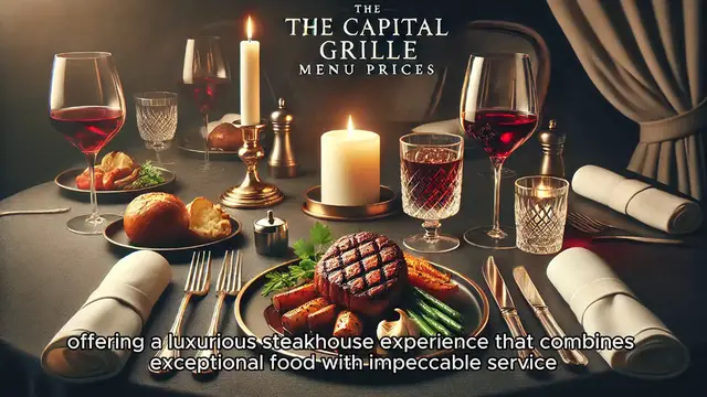 Video thumbnail for The Capital Grille Menu Prices