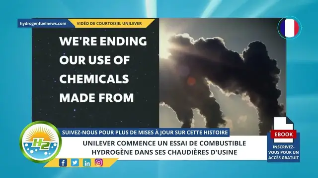 Video thumbnail for [French] Unilever begins hydrogen fuel trial in its factory boilers