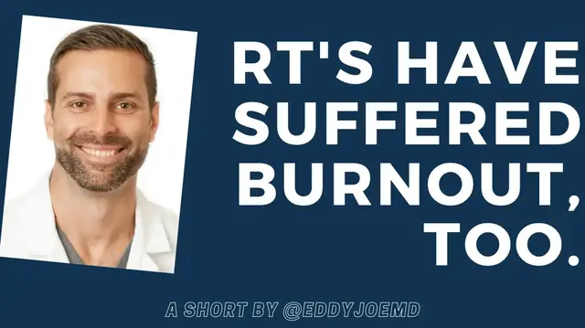 Video thumbnail for Respiratory Therapist's (RT) Have Suffered Burnout, Too (One-Minute Journal Club)