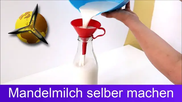 Video thumbnail for Mandelmilch selber machen / herstellen