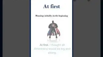 Video thumbnail for "At first" meaning | "At first" in a sentence | Common English Idioms #shorts