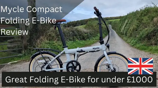 Video thumbnail for Mycle Compact Folding E Bike Review