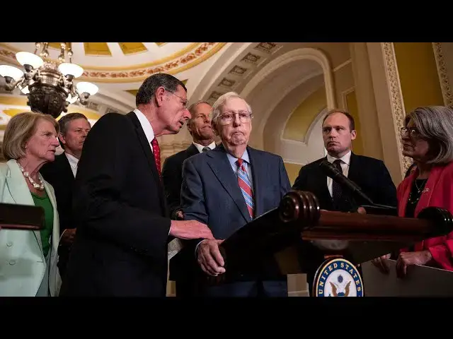 Video thumbnail for Mitch McConnell Suffers Episode During Live Press Conference - Terrifying Scene