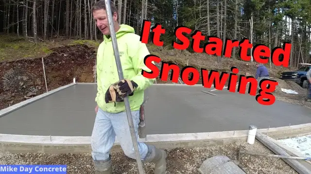 Video thumbnail for My Favorite Cold Weather Concrete Mix (Sets Up Really Fast!)