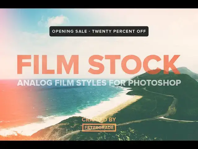 'Video thumbnail for FilmStock Analog Film Photoshop Actions and Brushes - Demo Video'