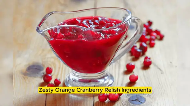 Video thumbnail for Sweet & Tangy Holiday Relish