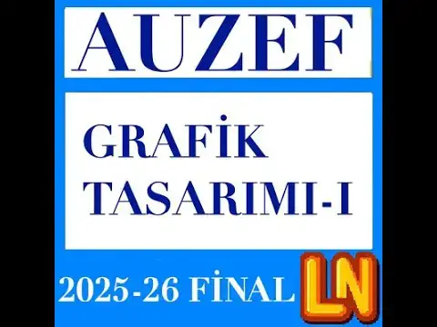 Video thumbnail for Grafik Tasarım-1 2025-2026 Final Soruları (Web Tasarım)