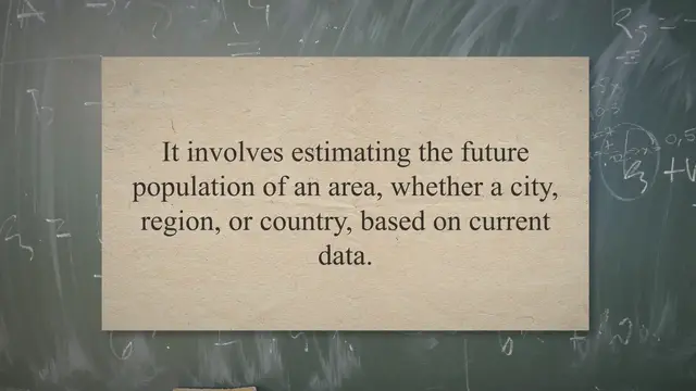 Video thumbnail for Population projection