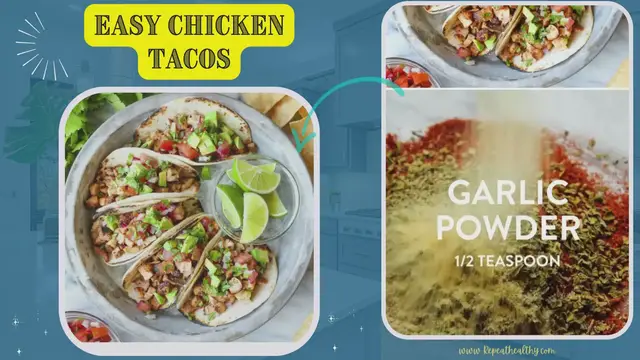 Video thumbnail for EASY CHICKEN TACOS