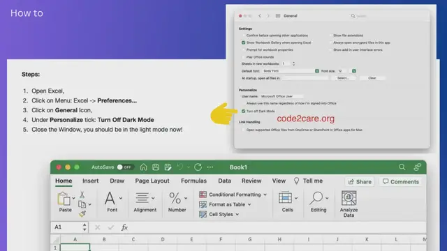 Video thumbnail for How to turn off Dark theme in Excel for Mac