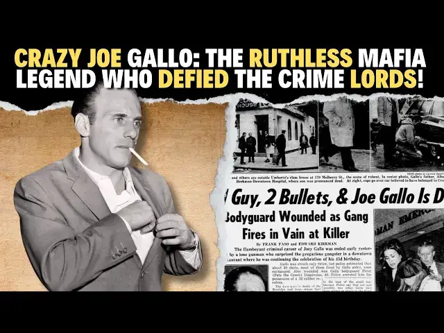 Video thumbnail for Crazy Joe Gallo: The Ruthless Mafia Legend Who Defied the Crime Lords!