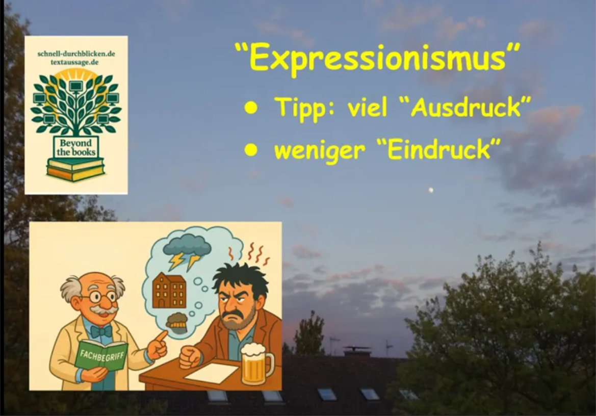 Video thumbnail for Expressionismus erkennen - zwischen Eindruck und Ausdruck