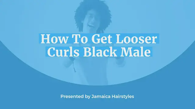'Video thumbnail for How To Get Looser Curls Black Male'