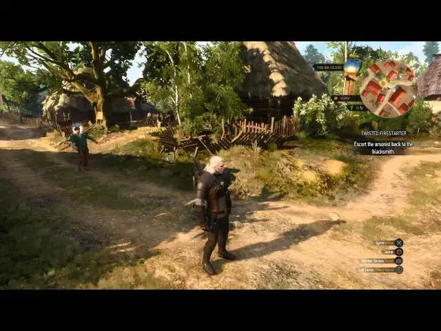 Video thumbnail for The Witcher 3: Wild Hunt - Twisted Firestarter: Escort Napp Back to Willis Dialogue No Trial Needed