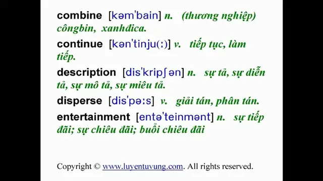 Video thumbnail for Essential Words for the TOEIC - Lesson 20