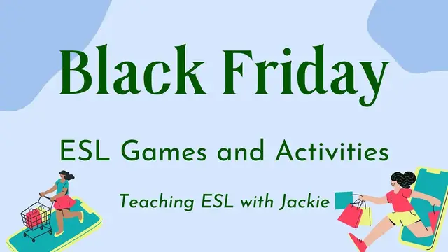 Video thumbnail for Black Friday ESL Games and Activities | Holiday ESL Activities and Games