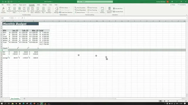 Video thumbnail for Count() and CountA() in Excel
