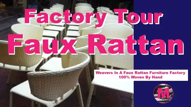 Video thumbnail for Weaving Faux Rattan Furniture
