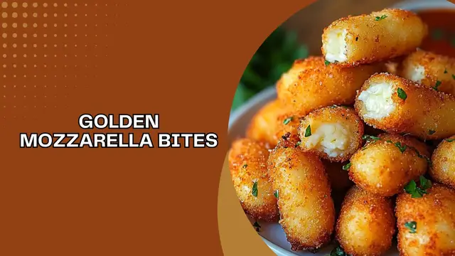 Video thumbnail for Golden Mozzarella Bites