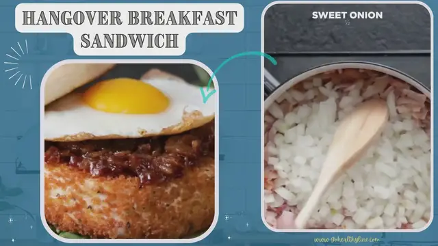 Video thumbnail for Hangover Breakfast Sandwich