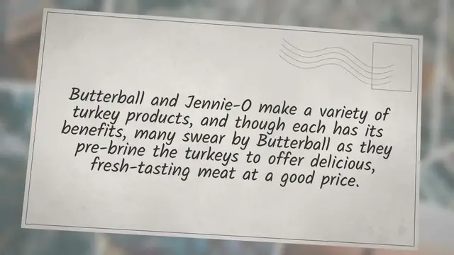 Video thumbnail for Butterball vs. Jennie-O [Turkey Product Face-off!]