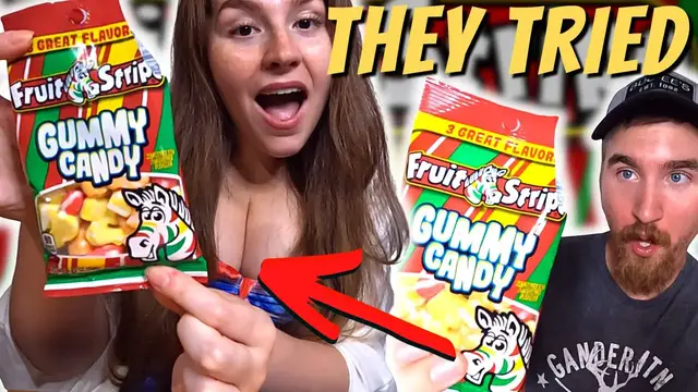 Video thumbnail for From Gum To Gummy | Fruit Stripe GUMMY Review!