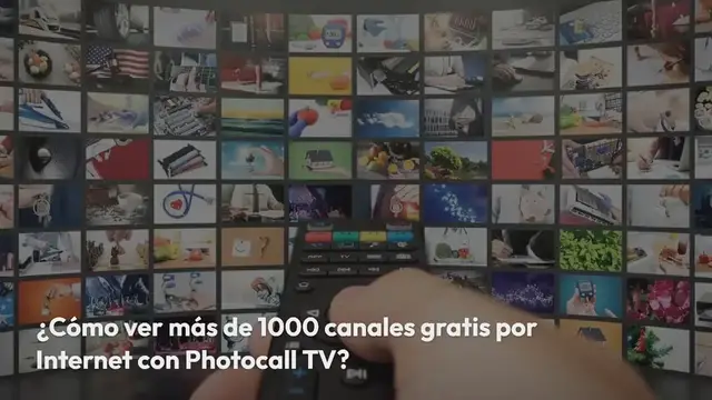 Video thumbnail for ¿Cómo ver más de 1000 canales gratis por Internet con Photocall TV?
