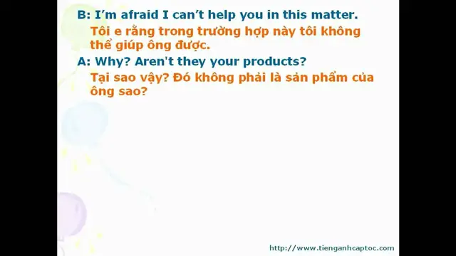 Video thumbnail for English for Business - Unit 14 - Dialogue 013