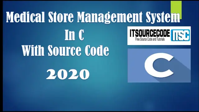 Video thumbnail for Medical Store Management System In C With Source Code Free Download | 2020 C Projects Source Code