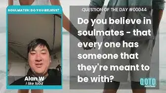 Video thumbnail for Alan has grown out of believing in soulmates. Quite the reality check!