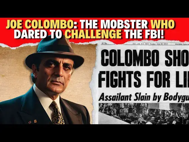 Video thumbnail for The Untold Story of Joe Colombo: The Mobster Who Dared to Challenge the FBI!