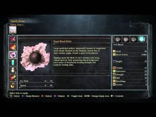 Video thumbnail for Bloodborne - Forbidden Woods: Beast Pellet Location (In Small House) Details & Information PS4