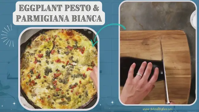 Video thumbnail for Eggplant Pesto & Parmigiana Bianca